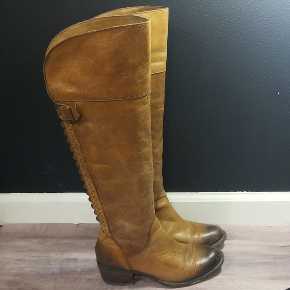 Vince Camuto Shoes - Vince Camuto brown leather studded boots size 7.5